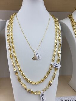 Zlatý řetěz, řetízek ze 14k zlata 585/1000