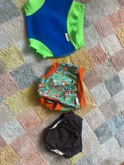 3 ks Plavky pro kojence od 3 kg do 14 Kg