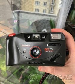 vintage analog fotoaparát Hanimex EFP35 + baterie - 1