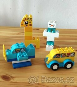 Lego Duplo Moje první letadlo + auto, Žirafa, Sněhulák