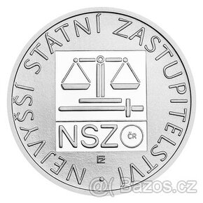 Pamětní stříbrná mince NSZ 100,- ČNB 2024 PROOF