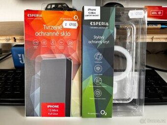 Průhledný kryt MagSafe Apple iPhone 13 mini - čirá + sklo