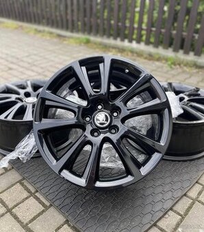 ORIGINÁL Alu Škoda ZENITH R18, 5x112 - TOP STAV