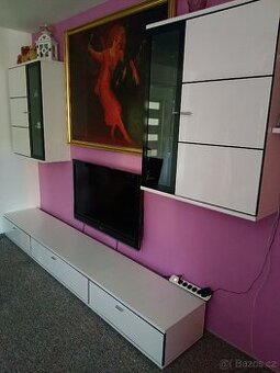 Obývací stěna 270 délka, 5 skříněk