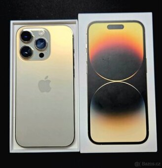 Iphone 14 pro zlatý 128GB - 1