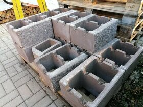 Prodám pohledové tvárnice 40x30x20cm - hnědá - CSblok - 1