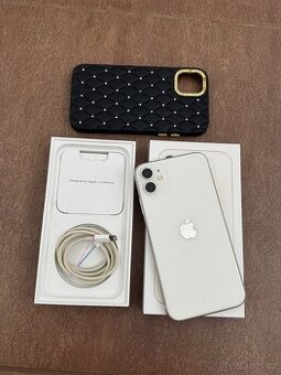 Apple iPhone 11 128GB White- super stav, 87% zdravie