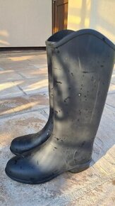 Vysoké holinky Fouganza vel. 34 super stav