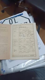 Jawa 250 rok 1962 s doklady