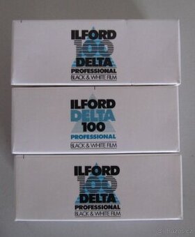 Ilford Delta 100 svitkové čb negativ filmy 6 ks po exp