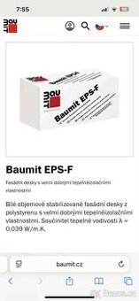 Baumit EPS 70, tl.160 mm