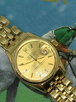 Dámské zlaté náramkové hodinky Rolex Datejust 750 Rolex Lady