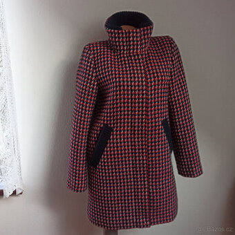 dámský zimní kabát M - L  TOP STAV