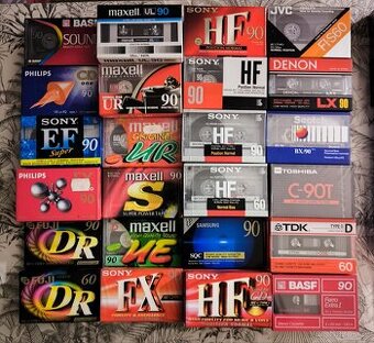 MC kazety nové zabalené...