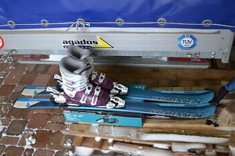 dětské sjezdovky 120 cm vázko Atomic a boty Tecno EU37