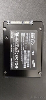 SAMSUNG SSD disk 850 EVO 2TB měsíc záruka