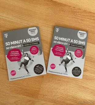 NOVÉ - Předplacená karta od T-Mobilu