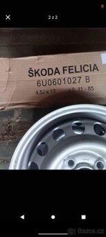 Plechové disky Felicia r13