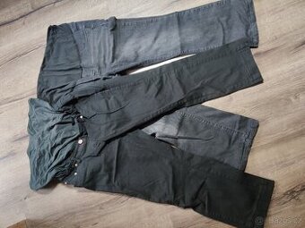 Zkrácené těhotenské kalhoty 42