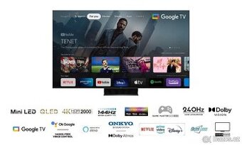 65″ televize TCL 65C845 Google TV, QLED, 165cm, 4K Ultra
