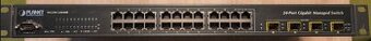 Administrovatelný, gigabitový 24 portový switch PLANET