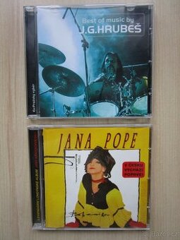 5x CD - M. HLAVSA, FICTION, J.G. HRUBEŠ, JANA POPE