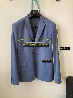 Oblek Blažek Merino (Sako 60, Kalhoty 28)