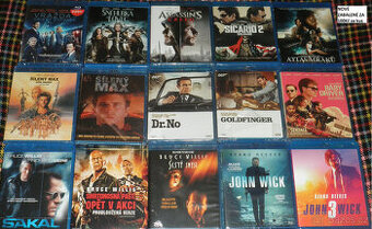 Blu ray filmy - v ceně od 60 až 150kč. Nové i použité.