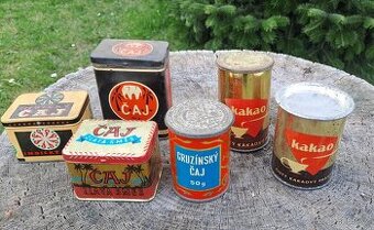 Plechové krabičky 6ks