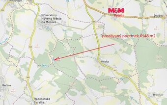 Prodej pole v Dlouhém 6148 m2