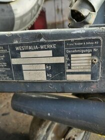 Bržděný přívěsný vozík Westfalia 118451 - 1