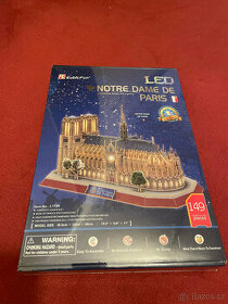 3D Puzzle Notre-Dame - LED osvětlení - nové
