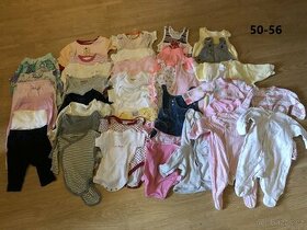 Set oblečení pro holčičku 50-86 . 0-1,5rok