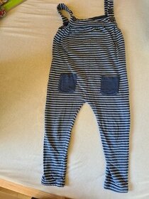 Bavlněné kalhoty s laclem Tchibo vel.98/104