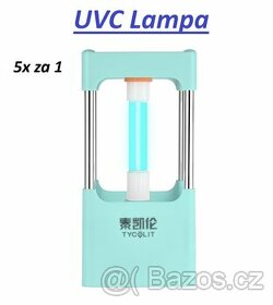 5 za 1 - UVC sterilizační lampy dezinfekční UV světlo povrch