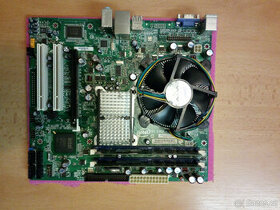 Základní deska INTEL + 2 jádrový procesor. DDR 2. - 1
