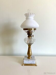 Starožitná petrolejová lampa Art Deko z Německa