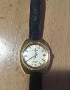 Pozlacené originál hodinky Prim 17 jewels - 1