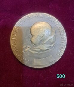 Medaile "Narodil jsem se v městě Bezručově".