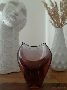 Nádherná váza z hutního skla - Josef Cvrček