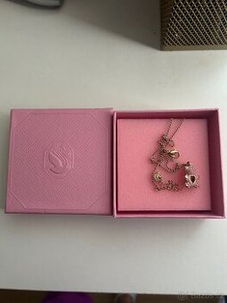 Swarovski medvídek náhrdelník