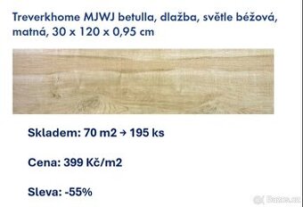 TOP italská dlažba Marazzi Treverkhome Betulla Naturale