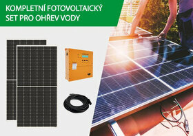 Prodám fotovoltaický set pro ohřev vody - uchycení na t