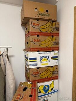 banánove krabice - 12 ks zdarma k vyzvednutí