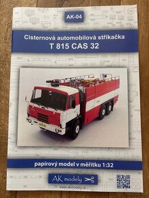 T 815 CAS 32 cisternová automobilová stříkačka - 1