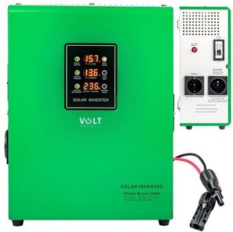 Měnič na ohřev vody - Solární regulátor MPPT VOLT 3000 GREEN