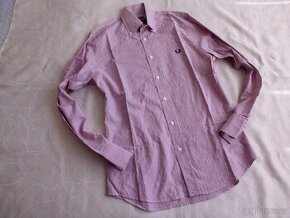 Fred Perry pánska slim fit košeľa M - 1
