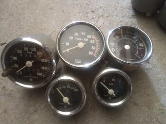 Škoda 105L 120L 120LS 120GLS chrom budíky