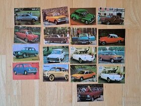 Obaly od cokolád auta, formule, leporelo zbraně (80. léta)
