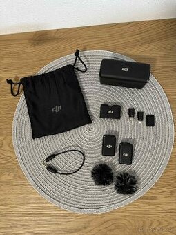 Bezdrátový mikrofon DJI MIC (2 TX + 1 RX + nabíjecí stanice)